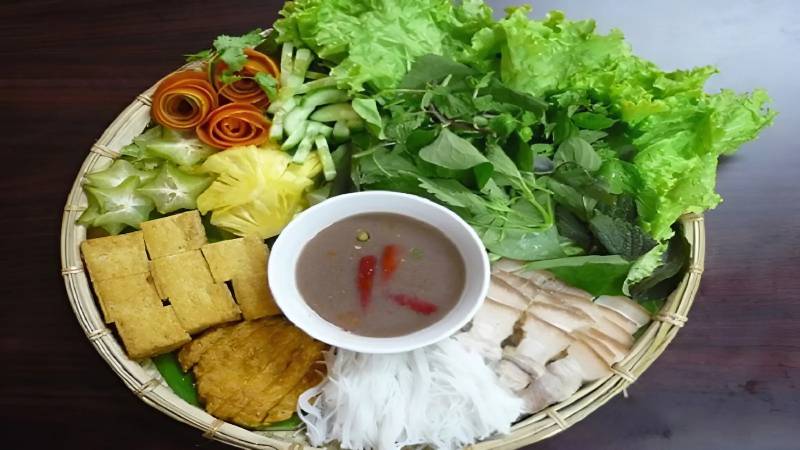 bún đậu trần nguyễn