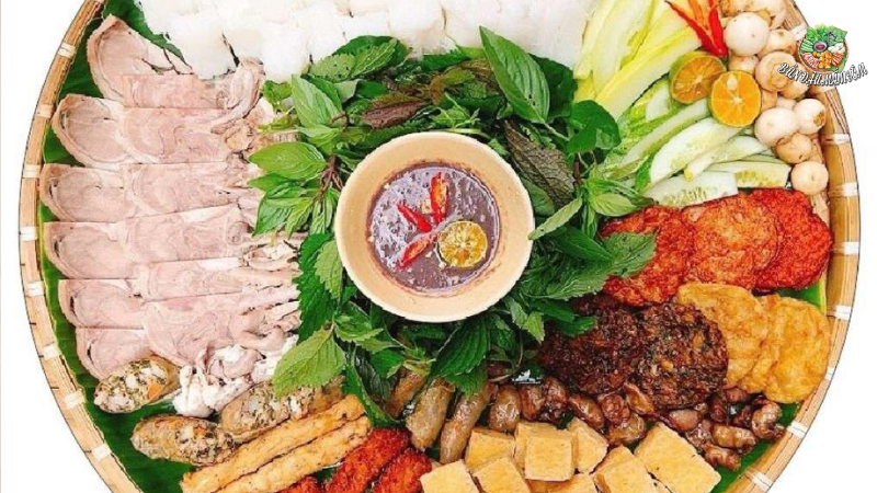 bún đậu mắm tôm thằng bờm